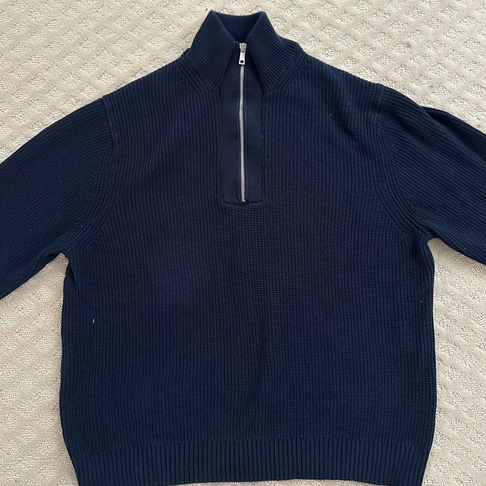 Zara quarter zip size L